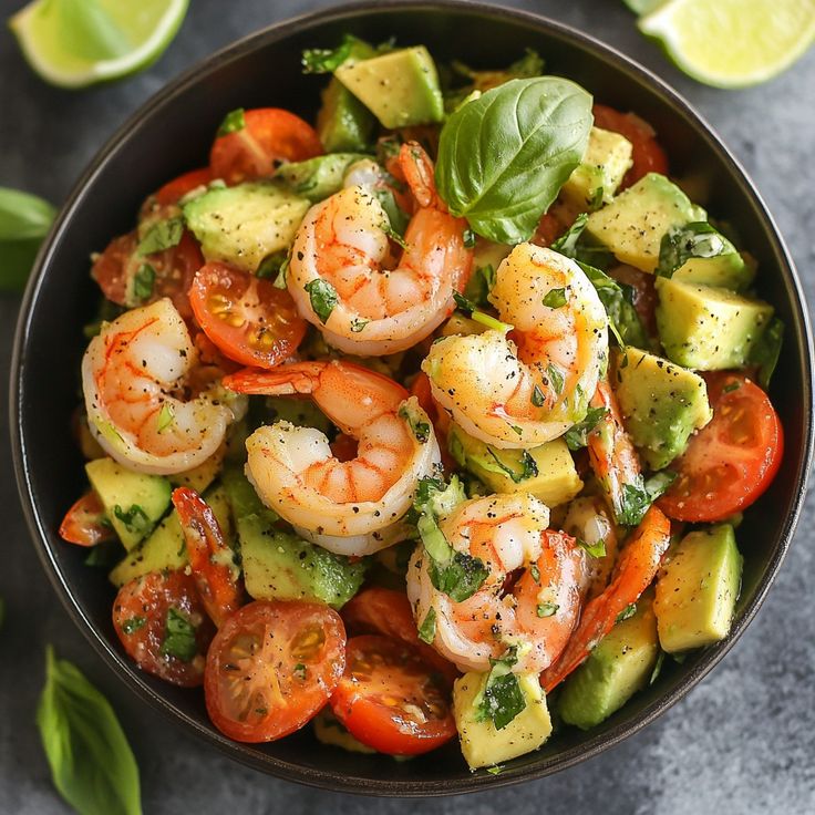 Salade d'Avocat aux Crevettes